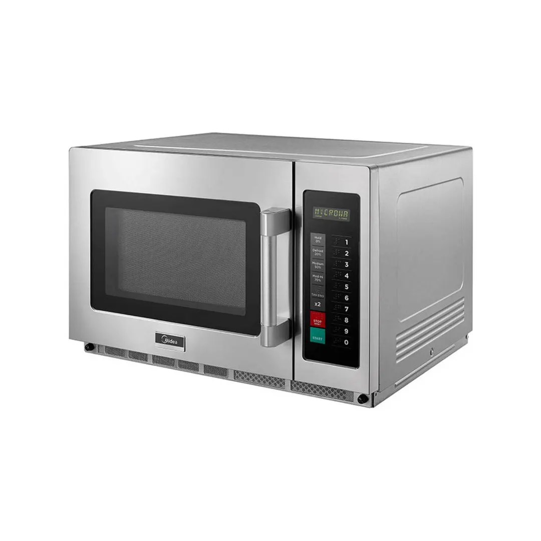 Midea 2134G1A 2100 Watt Heavy Duty Commercial Microwave Oven, 1.2 Cu. Ft., Touch Pad, 208/30V