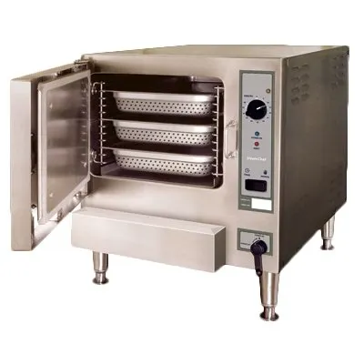 Cleveland 22CGT3.1 SteamChef Countertop Gas  Boilerless Convection Steamer w/ 3 Pan, 32.000 BTU