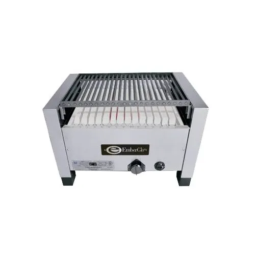 EmberGlo 25C-LP-5110102 26" Countertop LP Gas Radiant Charbroiler w/ (4) Burners, 39.600 BTU