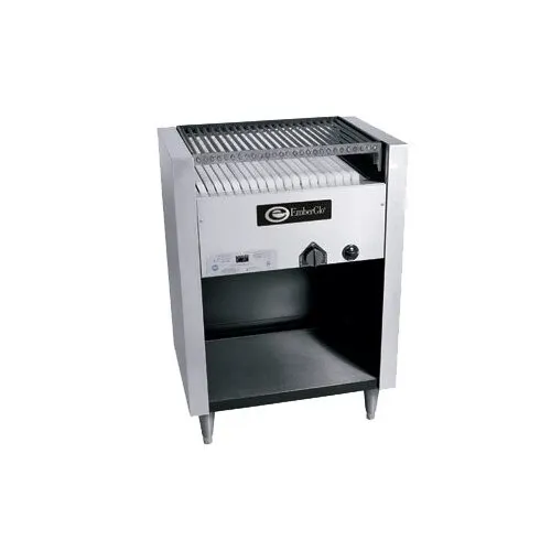 EmberGlo 25F-NAT-5010201 26" Floor Model NAT Gas Radiant Charbroiler w/ (4) Burners, 39.600 BTU