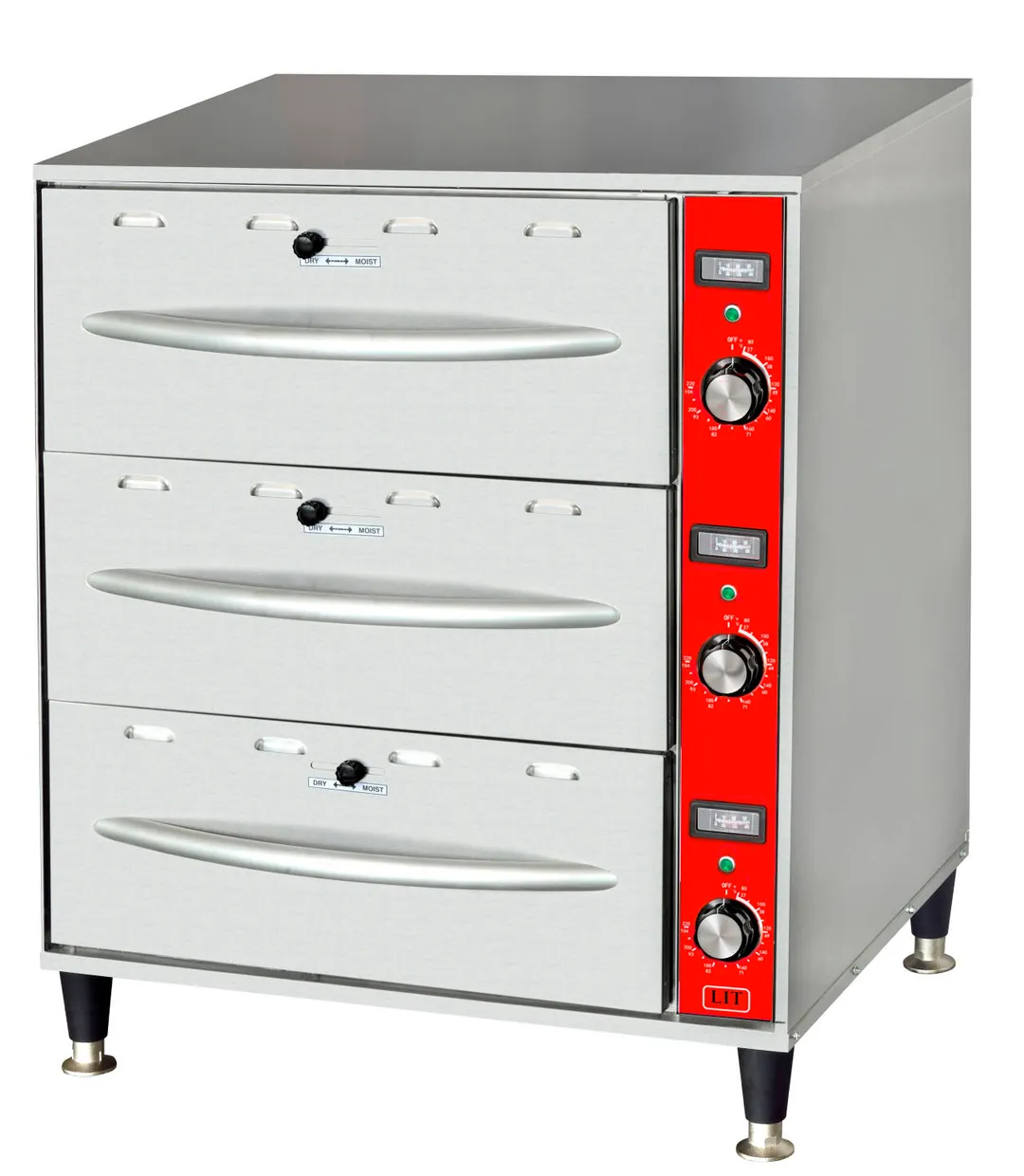ATS AEDW-3 Warming Drawer, Free Standing, (1) 12" X 20" X 6" Pan Per Drawer