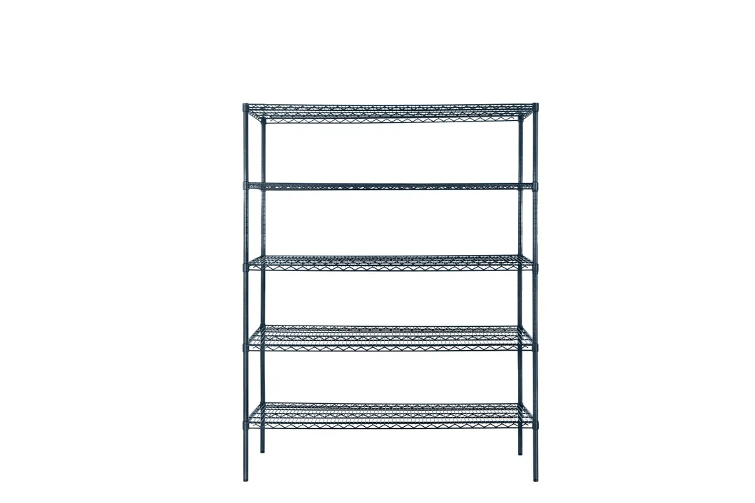 Atosa USA MWSSE242486 5-Tier Epoxy Wire Shelving Unit w/ 86" Posts - 18"W x 24"D