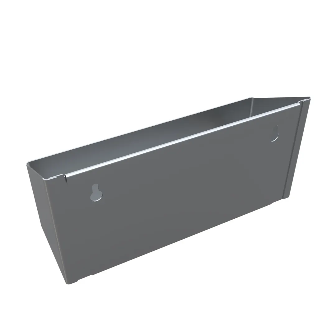 BK Resources BKUBSR-12 12" Single Tier Speed Rail, 18 Guage Stainless Steel