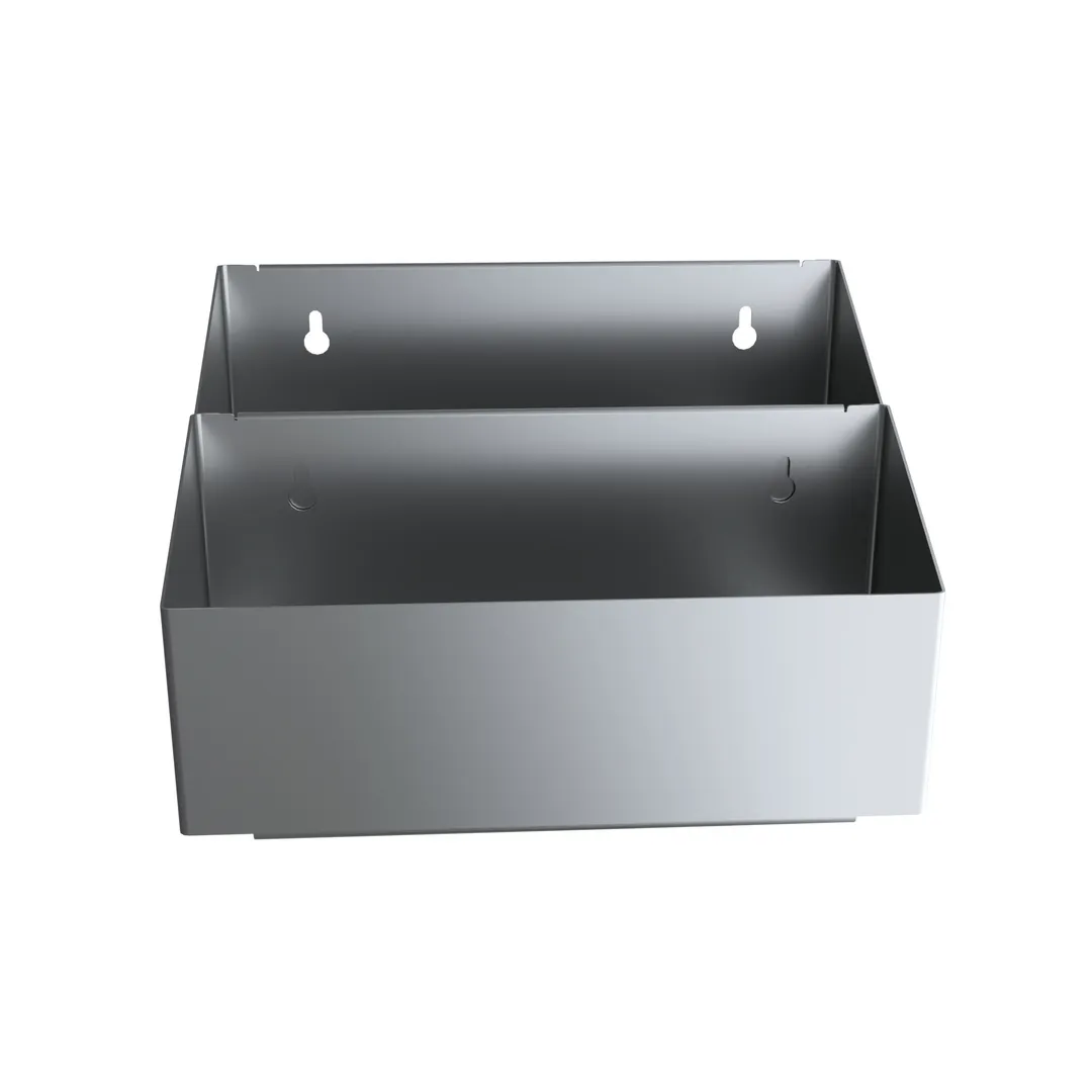 BK Resources BKUBSR-2-12 Stainless Steel Double Tier Speed Rail, 12"