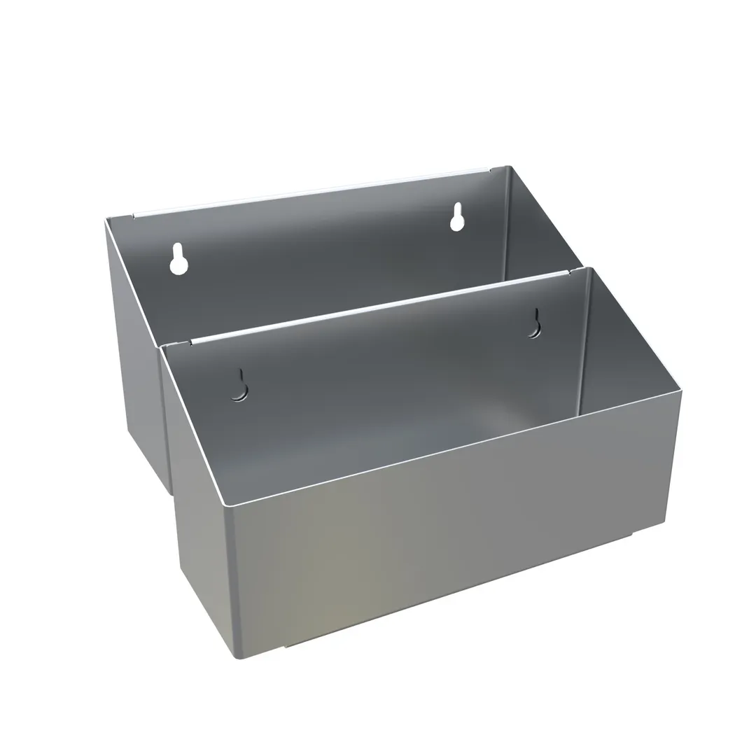 BK Resources BKUBSR-2-12 Stainless Steel Double Tier Speed Rail, 12"