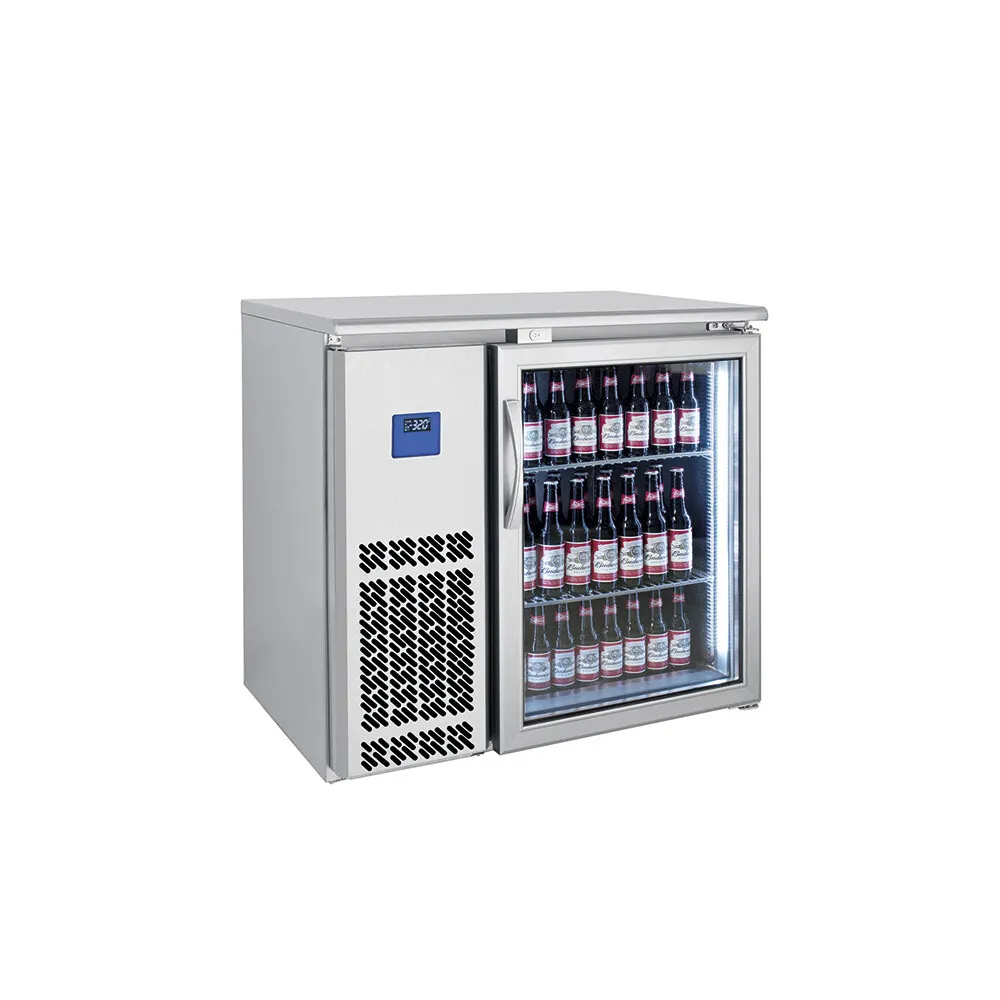 BK Resources SSBB-1G-36 36" Back Bar Refrigerator, Swing Door, R290, 33-41°F, 115V 1/6 HP, ETL