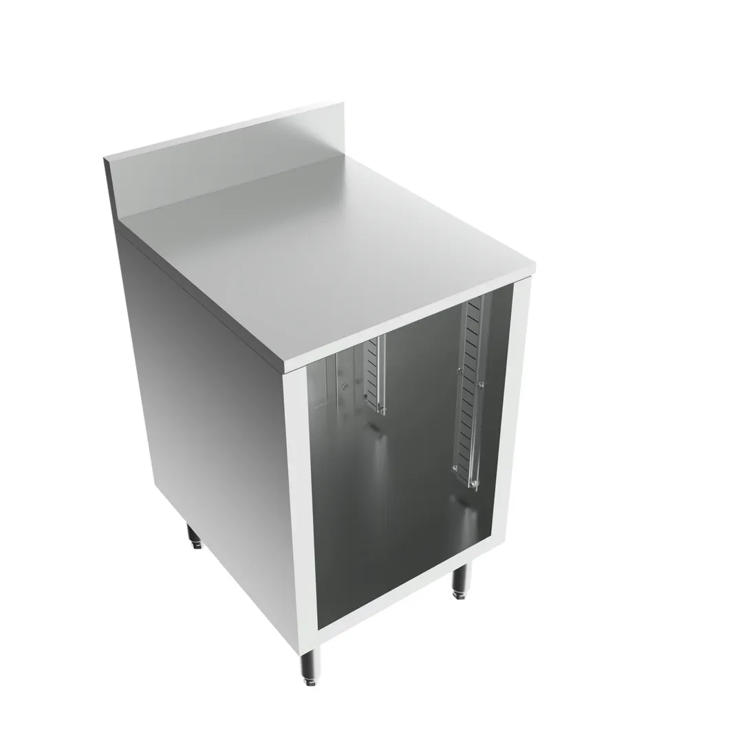 BK Resources UBC-21-F18 Well Series Underbar Cabinet, Flat Top, 18"X21"