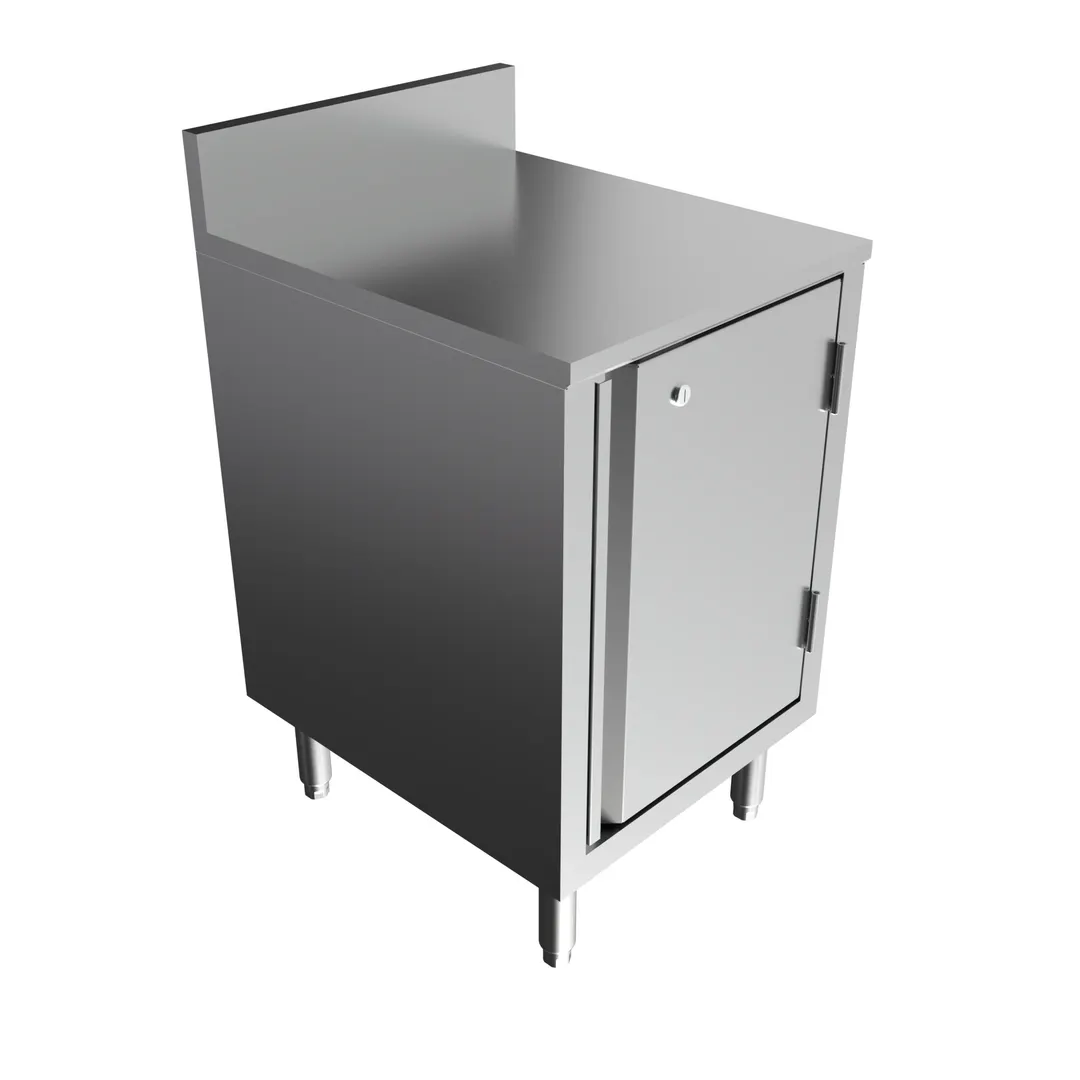 BK Resources UBC-21-F18HL Well Series Underbar Cabinet, 18"X21", with Legs
