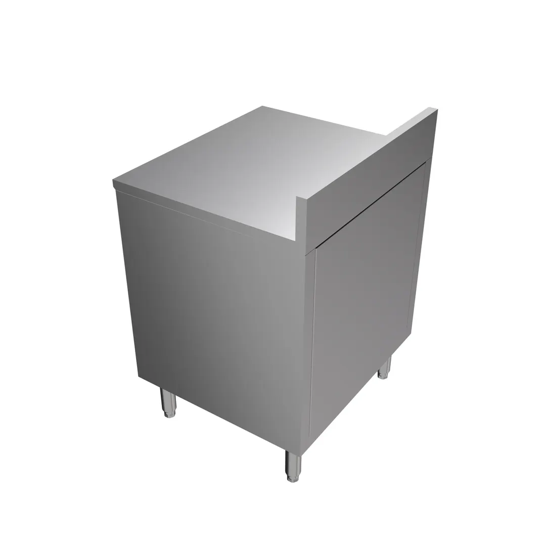 BK Resources UBC-21-F24HL Well Series Underbar Cabinet, 24"X21", with Legs