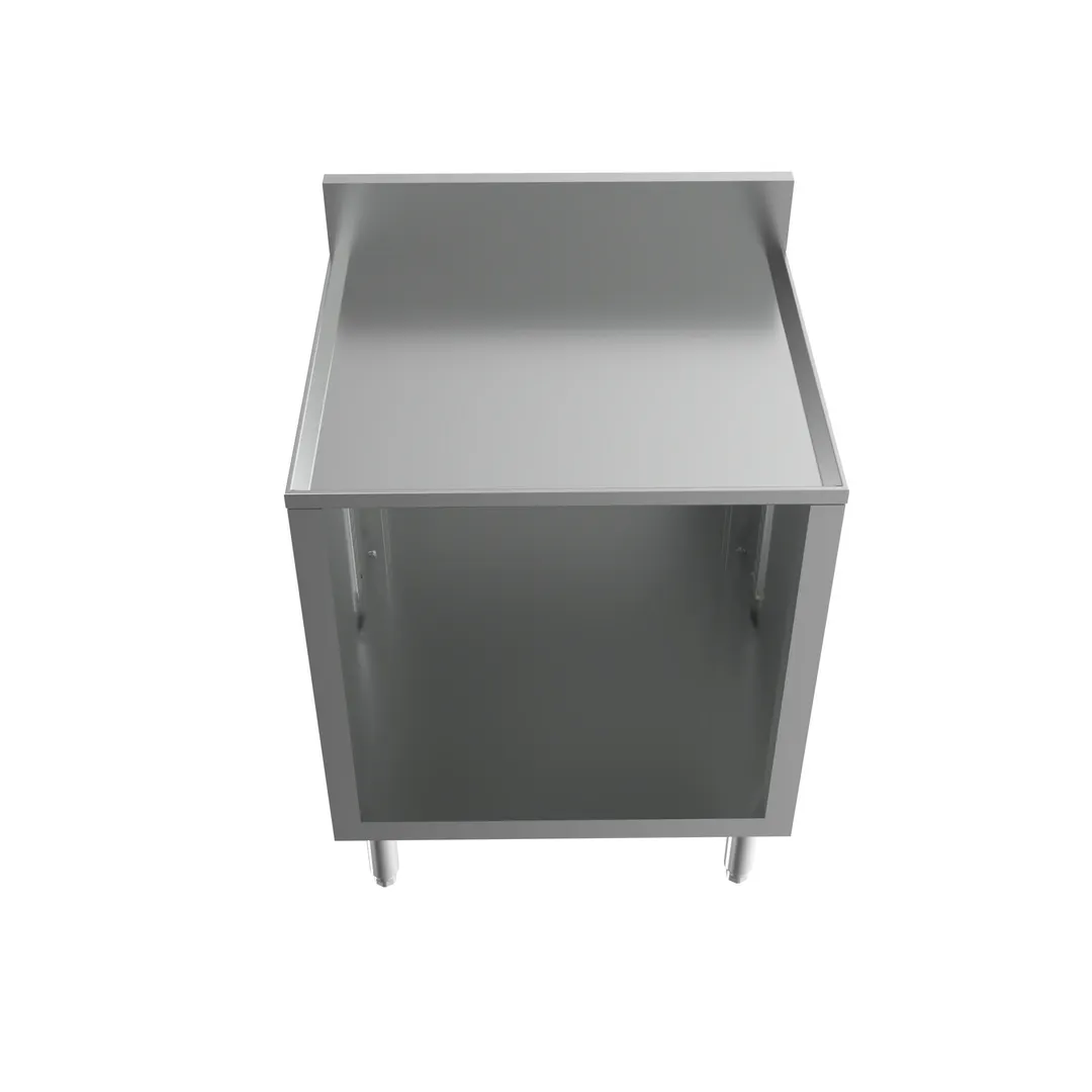 BK Resources UBC-21-W24 Well Series Underbar Cabinet, Flat Top with Raised Edge