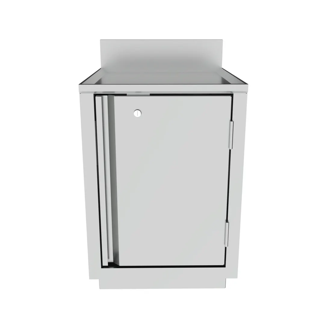 BK Resources UBC-B-21-W18HL Call Series Underbar Cabinet, Flat Top, 18"X21"