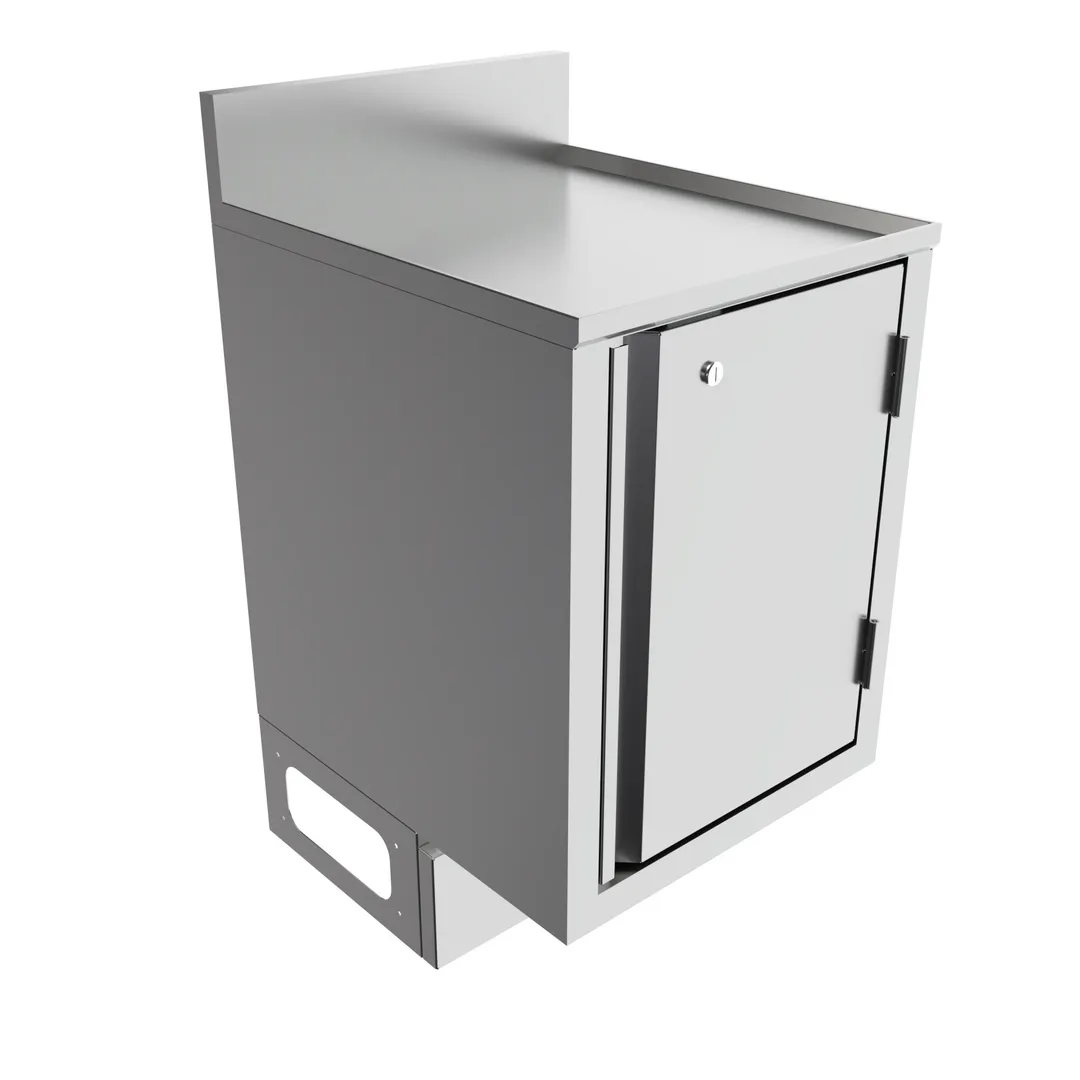 BK Resources UBC-B-21-W18HL Call Series Underbar Cabinet, Flat Top, 18"X21"