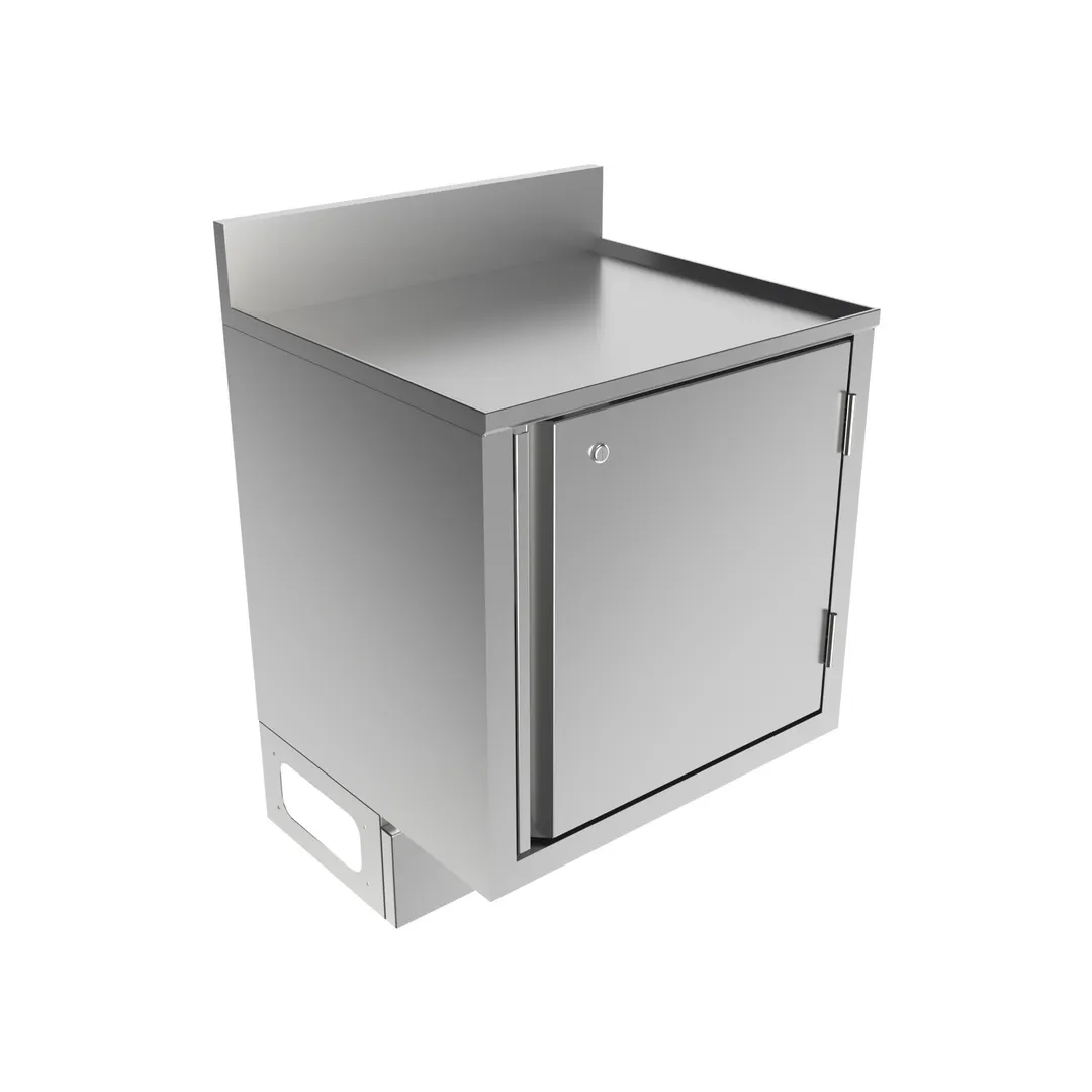 BK Resources UBC-B-21-W24HL Call Series Underbar Cabinet, Flat Top, 24"X21"