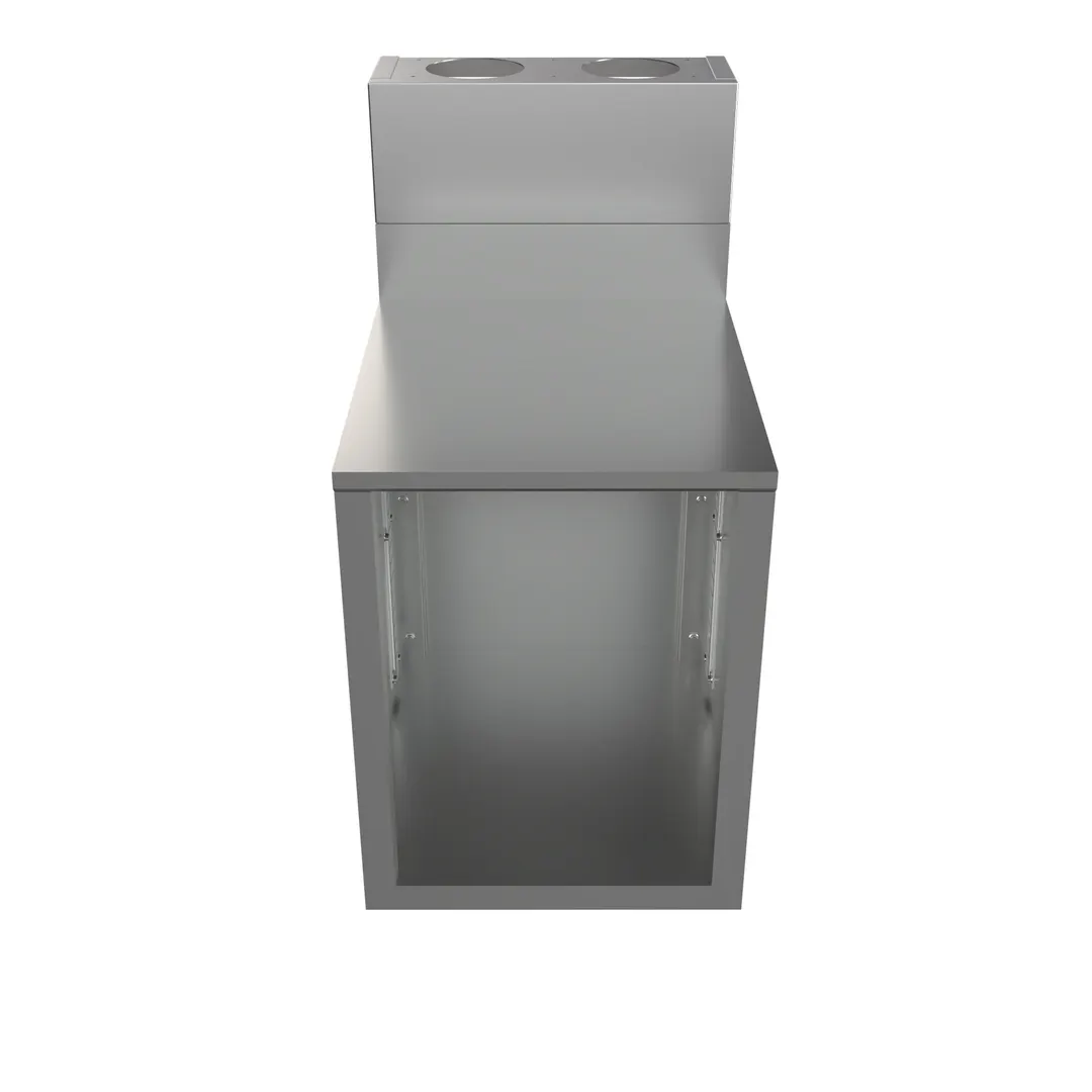 BK Resources UBC-DW-21-F18 Top Shelf Underbar Cabinet, Flat Top, Die Wall