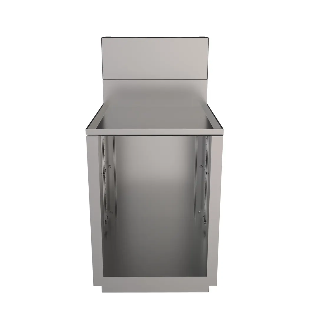 BK Resources UBC-DW-21-W18 Top Shelf Underbar Cabinet, Flat Top with Raised Edge