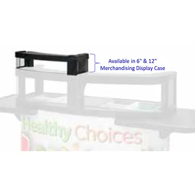 Cambro CVC75DC12110 Merchandising Display, 12"H, Black, For Cvc75, Made In Usa