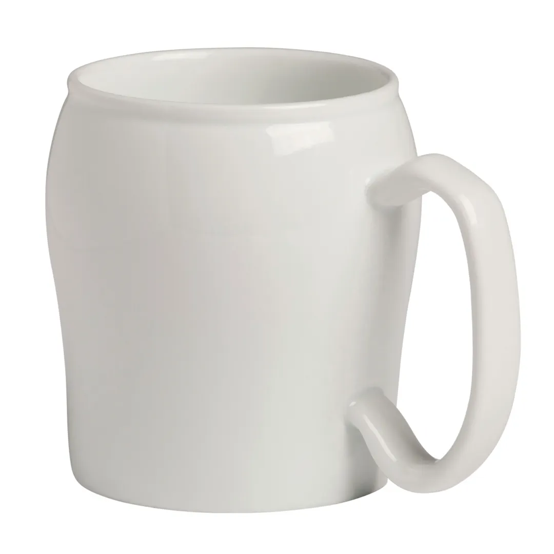 Cambro MDSM8CNL148 Camwear Contoured 8 oz Ceramic Mug, 4.75" x 3.69" H, Microwave Safe - 48/Case