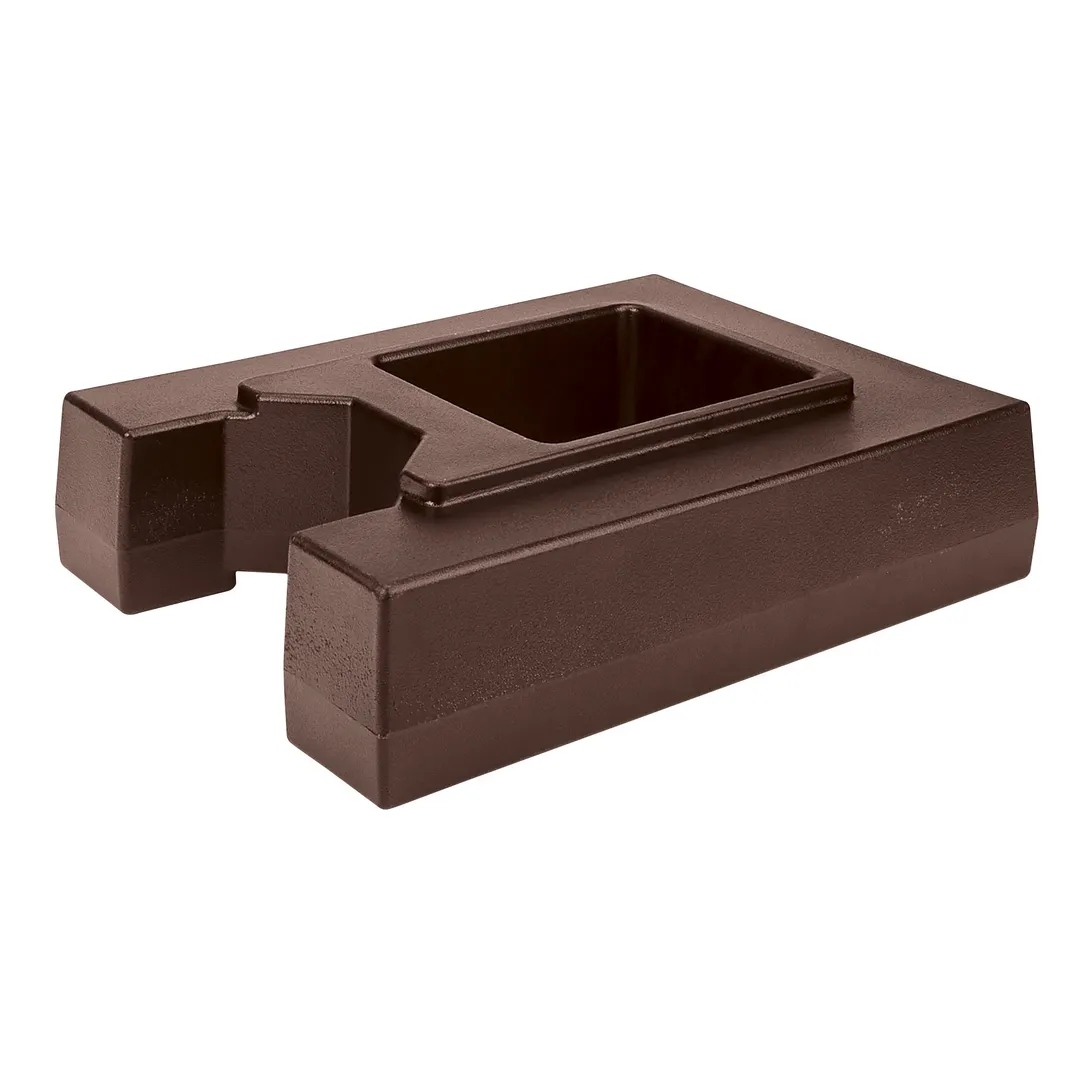Cambro R1000LCD131 Riser – 15-3/8" W x 19-1/2" D x 4-1/2" H, Brown Plastic, Fits 1000LCD & UC1000