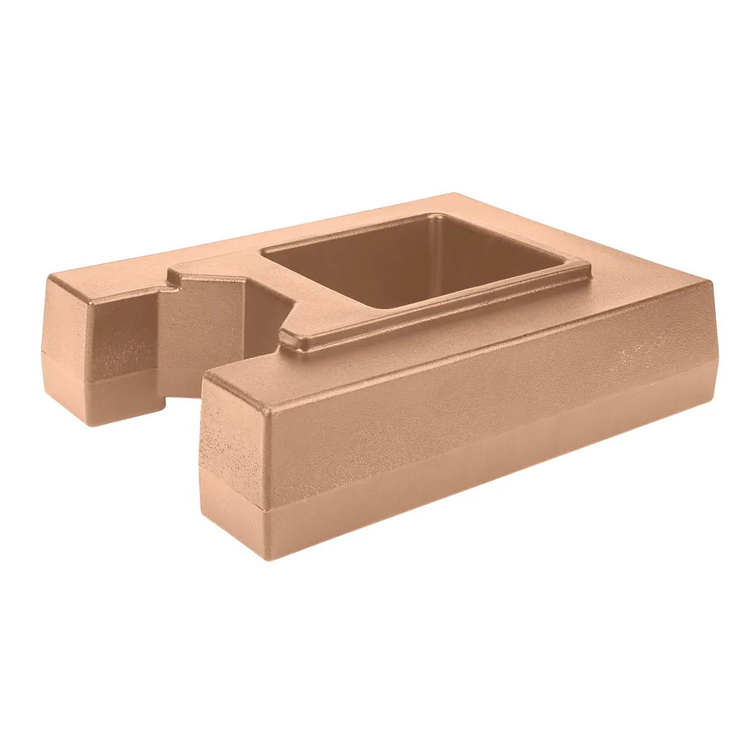 Cambro R1000LCD157 Riser 15-3/8" W x 19-1/2" D x 4-1/2" H Beige Plastic Fits 1000LCD & UC1000 NSF