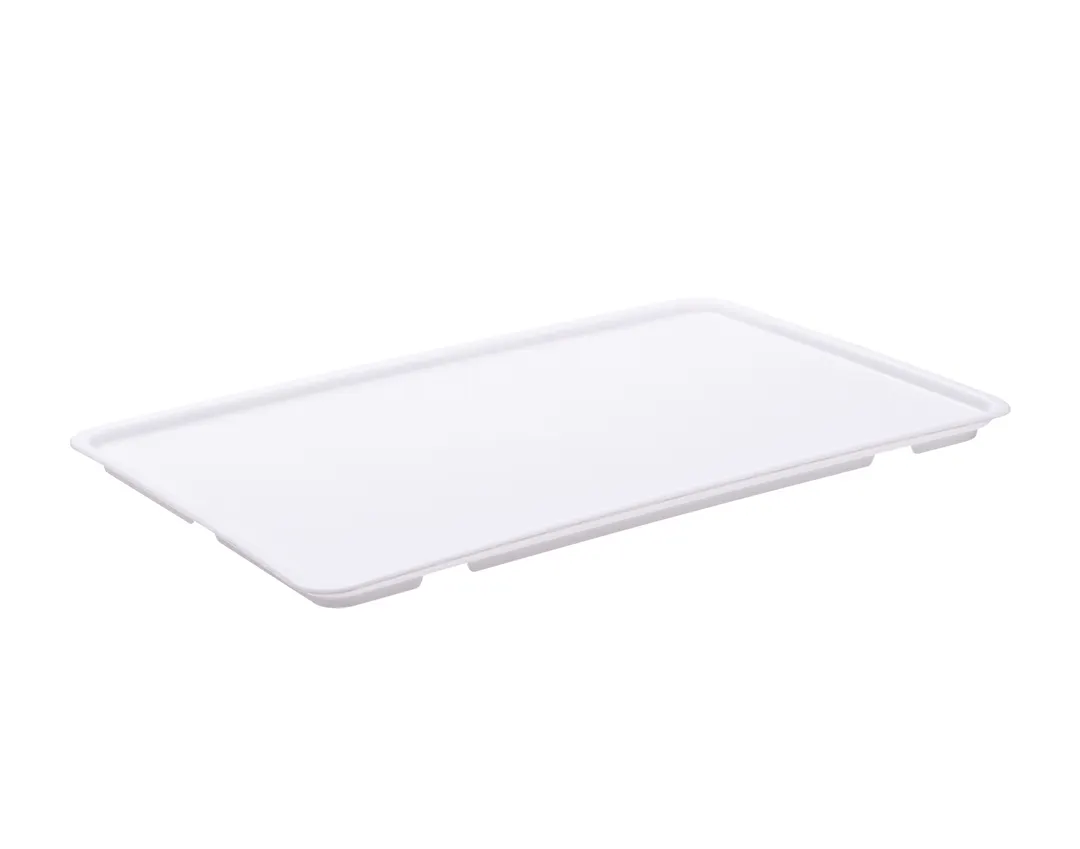 Carlisle 06040 Araven Dough Box Lid, 23 3/4"W x 15 7/8"D x 7/8"H, Aluminum, Clear, BPA Free