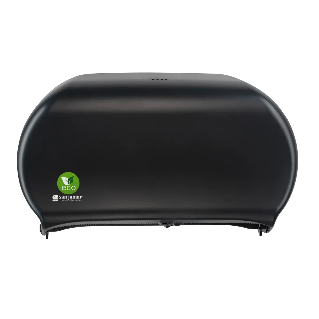 Carlisle R4000REBK San Jamar - Classic Ecologic™ Twin 9" Jumbo Bath Tissue Dispenser