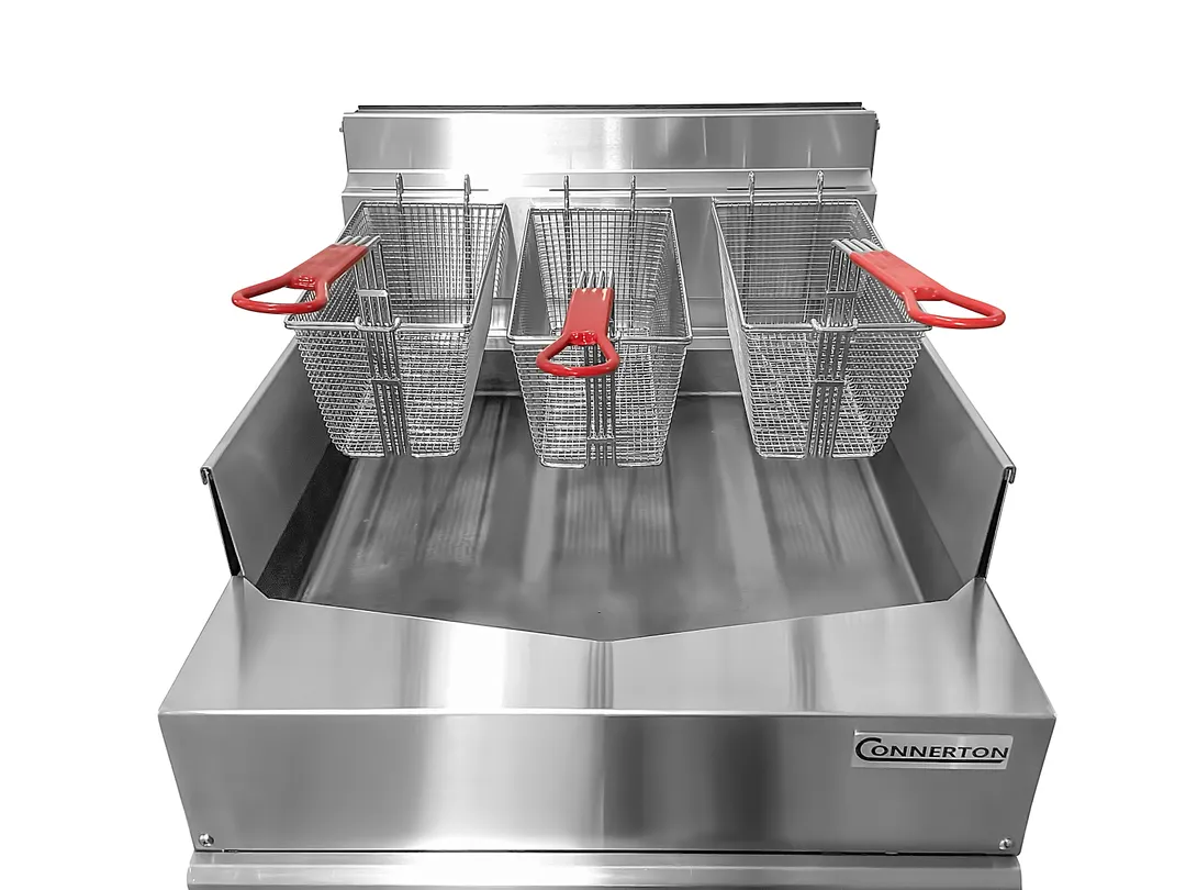 Connerton CSF-24 SHALLOW FRYER 24" Floor Model Gas Full Pot Fryer