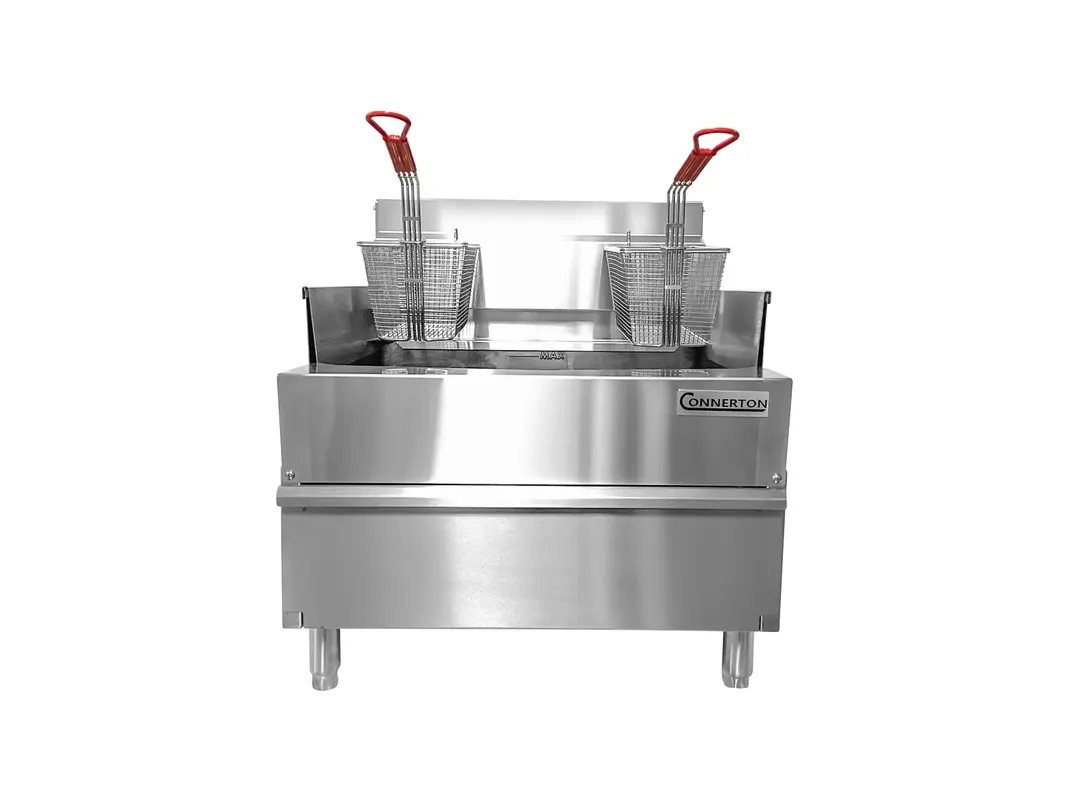 Connerton CSF-24 SHALLOW FRYER 24" Floor Model Gas Full Pot Fryer