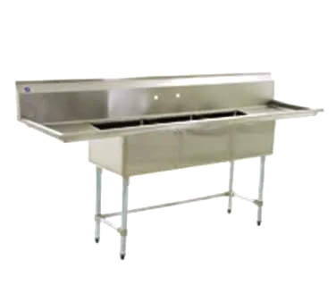 Eagle Group BPS-2036-3-12-FC Three Compartment Sink