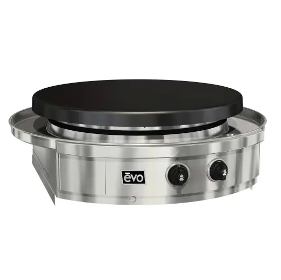 Evo America 10-0070-LP Affinity 30GP Propane Drop-In Round Griddle