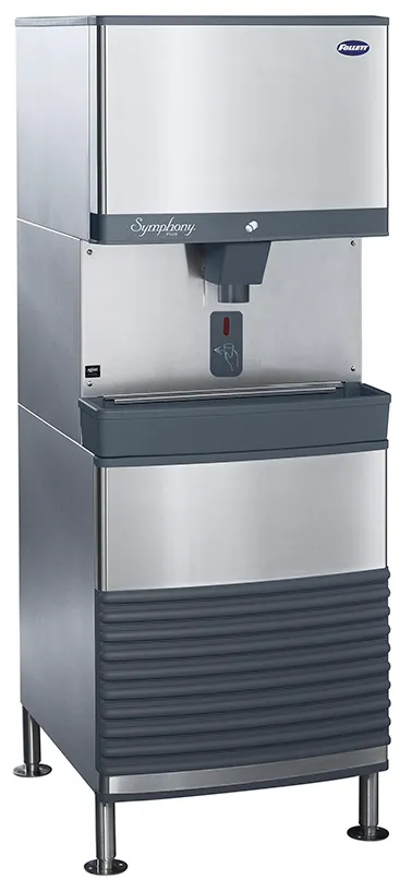 Follett 110FB414A-SI Symphony 26" Nugget Ice, 425 lb/24h, 90 lb Storage, SensorSAFE, Agion Steel