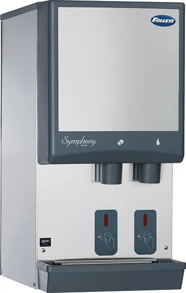 Follett 12CI414A-S 16" Ice & Water Dispenser, 12 lb Nugget Ice, 425 lb/24h, SensorSAFE™, 115V