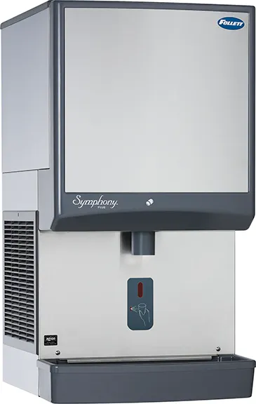 Follett 50CI414W-SI 21" Nugget Ice Dispenser, 425 lb/24h, 50 lb Storage, Stainless Steel, 115V