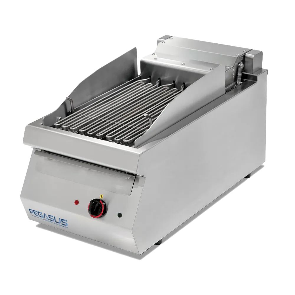 Pegasus CB-12E Charbroiler, Electric, Countertop, 12.0"W X 34.9"D X 16.9"H by Galaxy Group