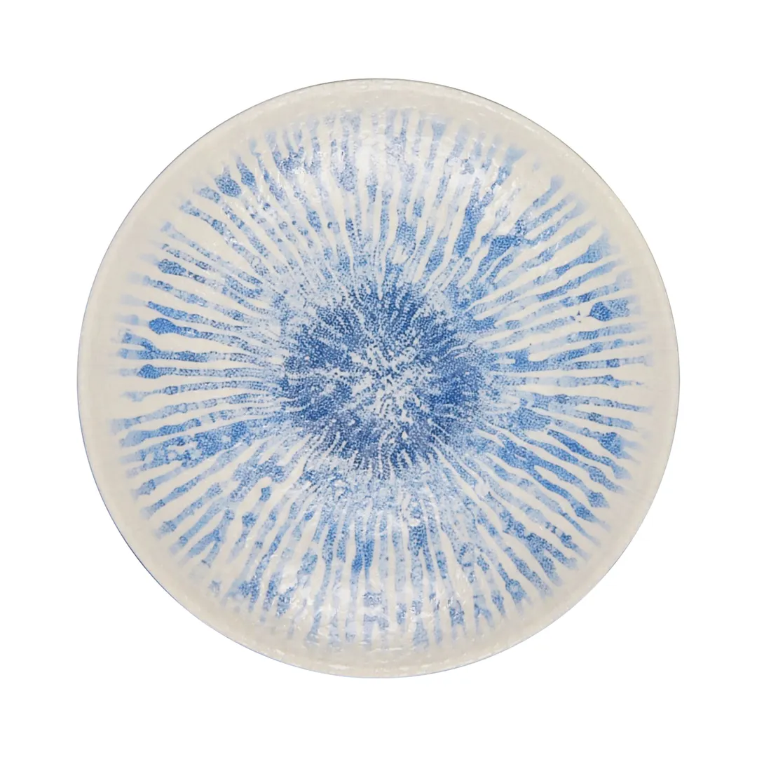 GET B234058-CLB Elite Global Solutions Light Blue 5-3/4" Round Melamine Plate – Dishwasher Safe