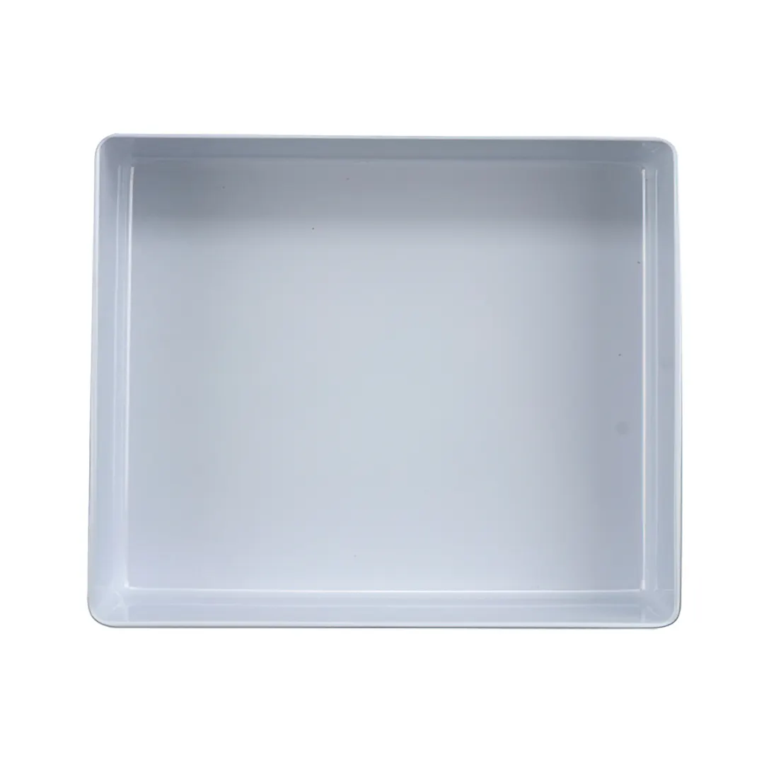 GET BN-B-W Bento Box Base, 11.63" L X 9.75" W X 2.88" H, White, Melamine, Milano