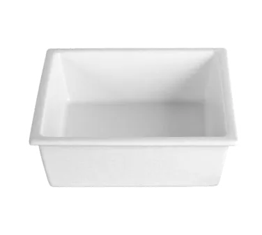 GET IS025J Bugambilia Salad Bar Bowl, 1-2 Qt, 9" x 9" Square, 3" Deep, Aluminum Jade Finish, Greens