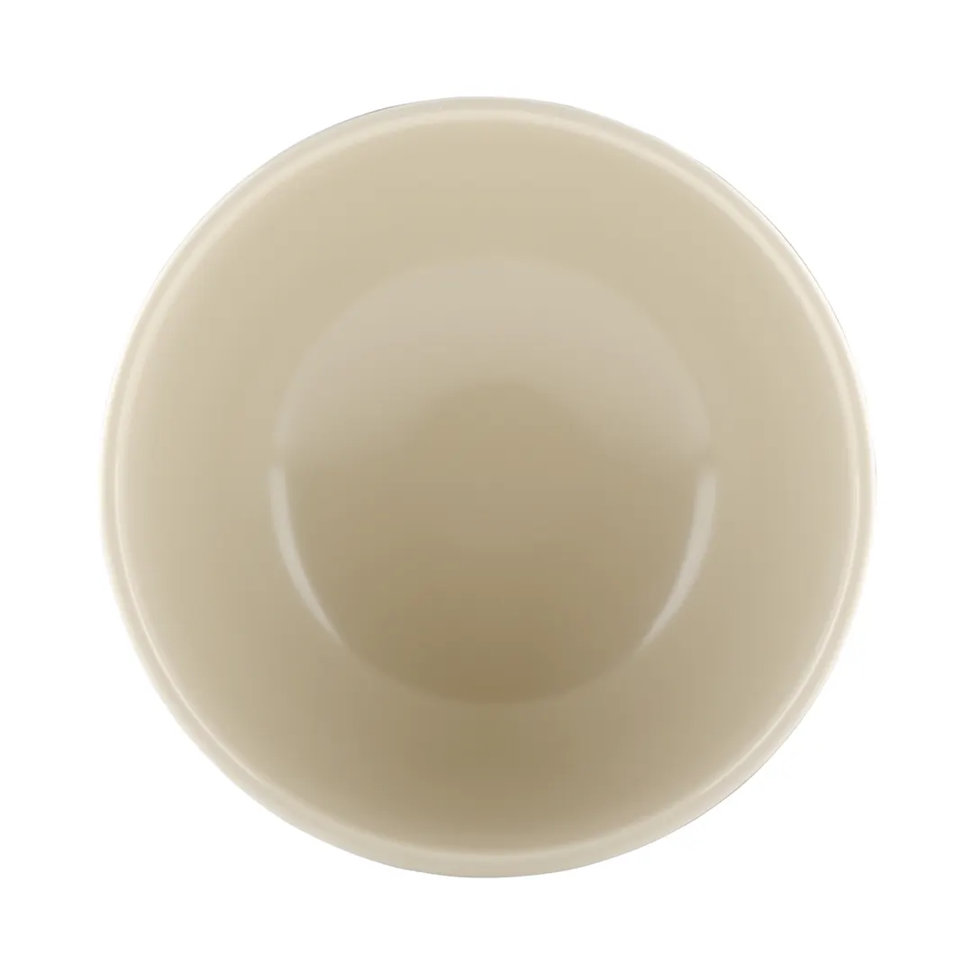 GET JW4432T-ES Bowl, 24 Oz, 5-1/4" Dia x 3" H, Round, Two-Tone Melamine, Sand Interior/Ebony