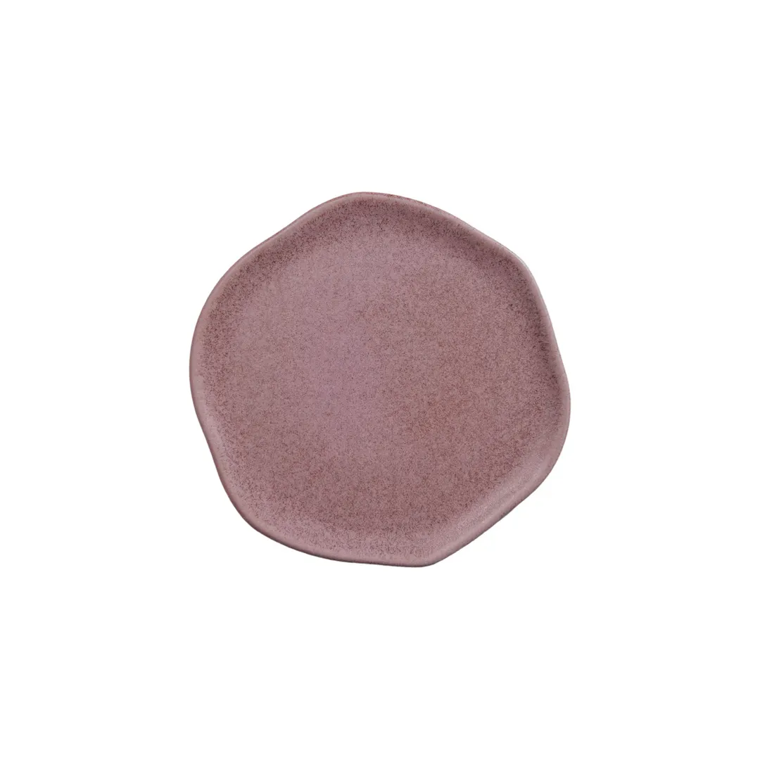 GET PA1822892012 Hexagonal Dinner Plate, 8.5" Dia. x .500" H, Porcelain, Corona Cosmos Nova - Dozen