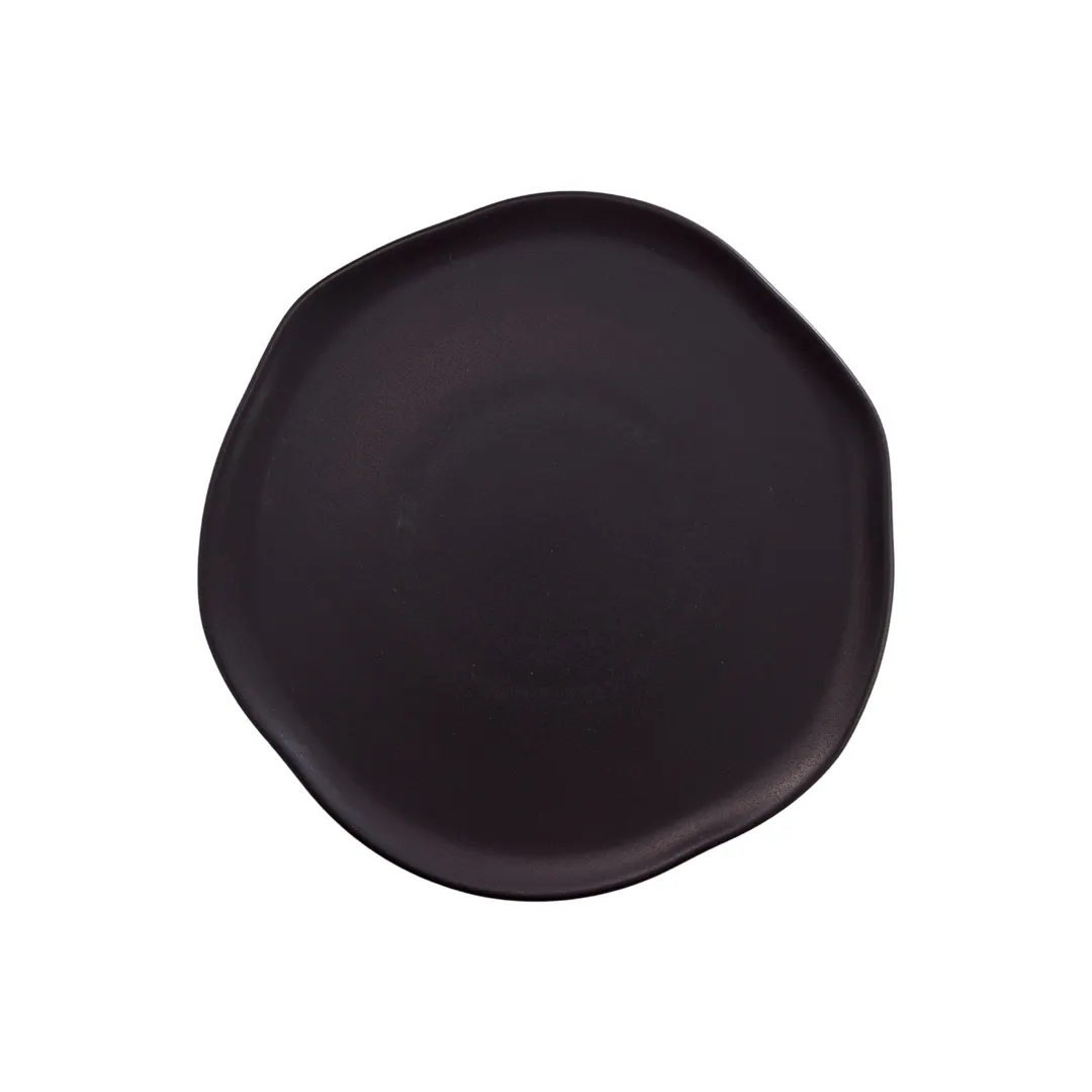 GET PA1941892912 Dinner Plate 11.6" Dia. x .600" H Porcelain Corona Ancestral Cosmos Pluto - 1 Dozen