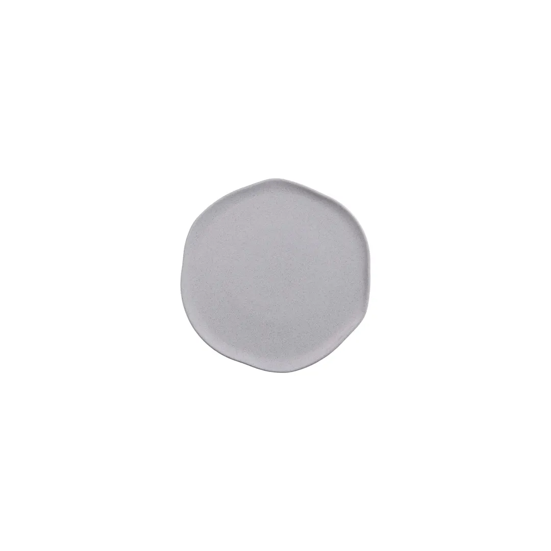GET PA1944891512 Hexagonal Dinner Plate, 6.4" Dia. .600" H, Porcelain, Corona Moon Finish - 1 Dozen