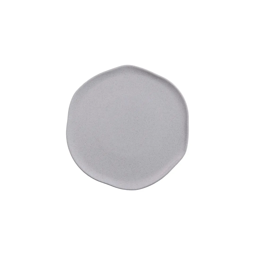 GET PA1944892012 Dinner Plate, 8.5" Dia. x .500" H, Hexagonal Porcelain, Corona Cosmos Moon - Dozen