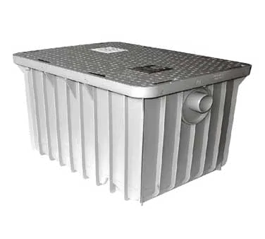 GSW USA 3920A02 Endura® Small Grease Interceptor, 2" Inlet/Outlet - 76 lbs Grease Capacity / 20 GPM