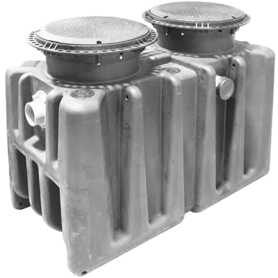 GSW USA 40100A04T Endura® XL100 Grease Interceptor, 4" FPT - 1058 lbs Grease Cap. / 100 GPM