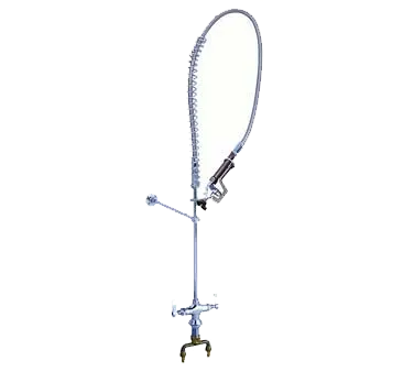 GSW USA AA-981G Pre-Rinse Unit, Single-Deck Mount, 4" Spreader, 45"H