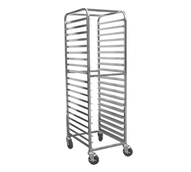 GSW USA AAR-2022W Bun Pan Rack w/ (20) 18" X 26" Pan Capacity, 6" Casters (2) with Brake