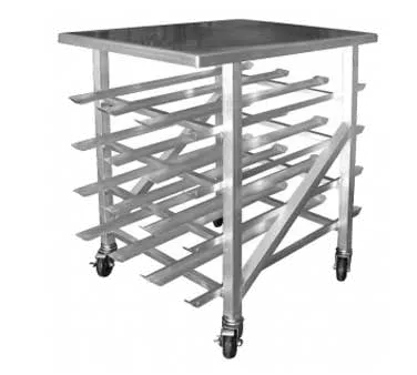 GSW USA AAR-CRAW41 Half Size All Welded Aluminum Can Rack - Holds (18) #10 or (24) #5 Per Level