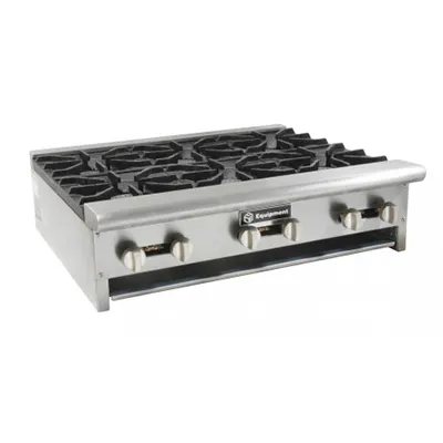 GSW USA AEHP-36LP Hotplate, Lp Gas, Countertop, 36"W X 30"D X 10"H, (6) Burners