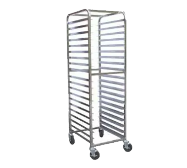 GSW USA ASR-2022W Bun Pan Rack w/ (20) 18" X 26" Pan Capacity, 6" Casters (2) with Brake