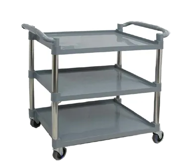 GSW USA C-23WM 3-Tier Heavy-Duty Bus Cart w/ 150 lb. Load Capacity