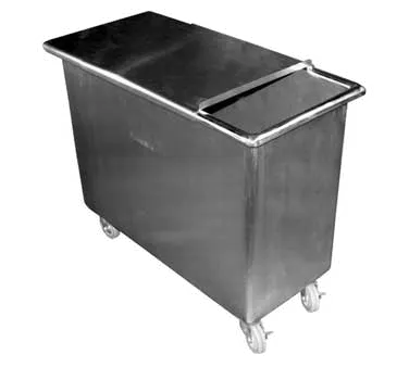 GSW USA DN-FB124 Flour Bin 124 Qt/31 Gal 18" x 29" x 24" Stainless Steel 2-Step Cover ETL
